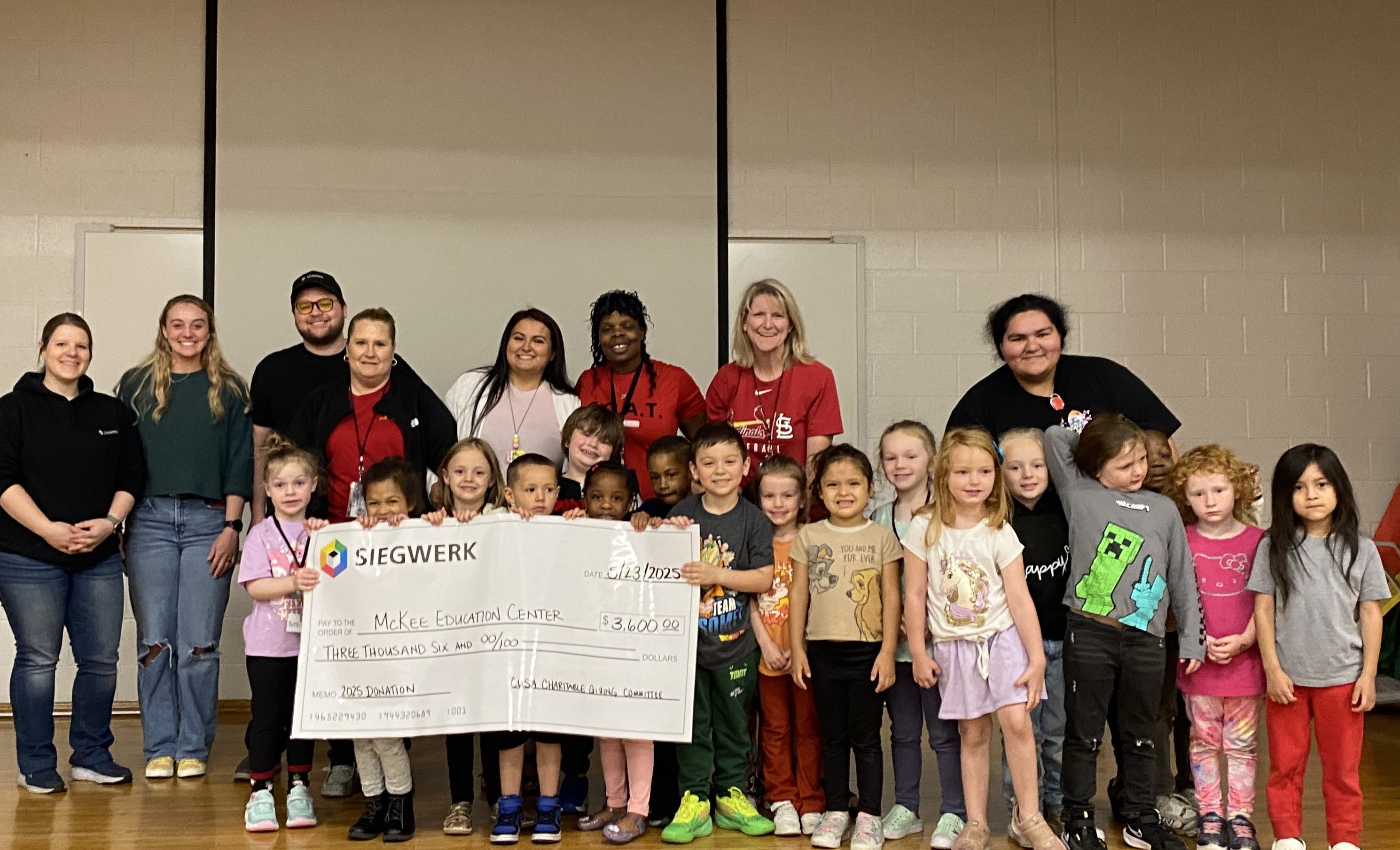 Siegwerk Des Moines supports Early Childhood Education